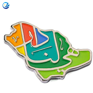 Saudi -Arabien National Day Arabien Souvenir VAE Dubai Expo Abzeichen saudische Produkte Lapel Emaille Pin saudi -arabische Stifte