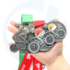 Custom Sports Medal Manufactural 3D Finisher Road Mountain Bike Radsportmedaille Gold Silber Schwimmmedaille mit Band