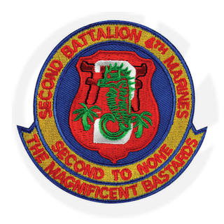 2. Bataillon 4. Marines Patch