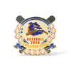 Custom American Baseball Club Uniform Number Badge Metal Lapel Pin Emaille Baseballteam Hut Trading Pins