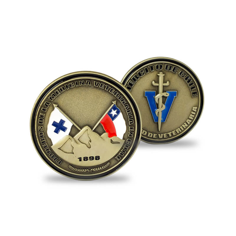 3D Gear Chilean Navy Challenge Coin