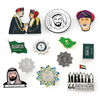 Saudi -Arabien National Day Arabien Souvenir VAE Dubai Expo Abzeichen saudische Produkte Lapel Emaille Pin saudi -arabische Stifte