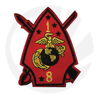 1. 2. Bataillon 8. Marines Patch