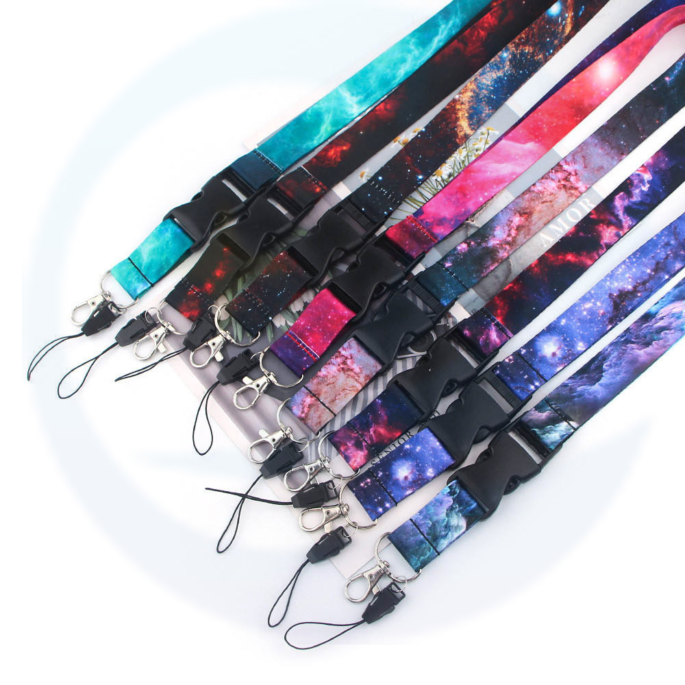 OEM Blind -Sublimation Polyester Nylon Maskierung Lanyard Plain Medal Ribbon Billig personalisiertes benutzerdefiniertes Logo gedruckter Lanyard