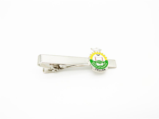 Großhandel benutzerdefinierte leere silberne Manschettenknopf- und Krawattenstift -Clip -Stift für Männer Krawattenclip