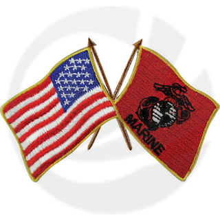 USA und USMC -Flaggen Patch