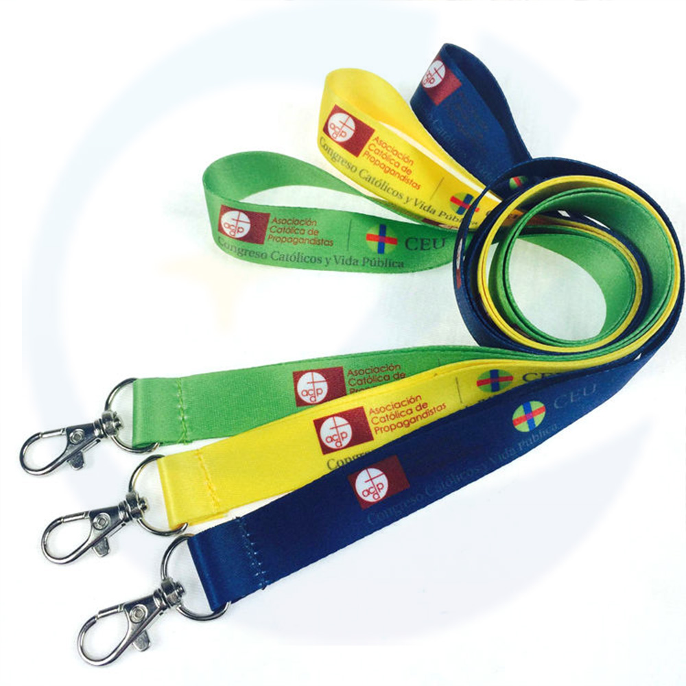 Großhandel Lanyards mit Logo Custom Polyester gedrucktes Yoyo Lanyard mit Wärmeübertragungslogo