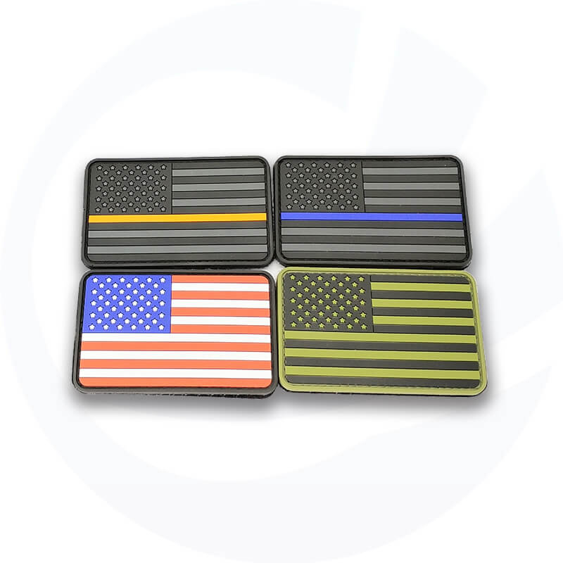 Smash Blueberry Golden PVC US -Flagge Patch