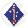 Korea - 1. Marine Division Pin