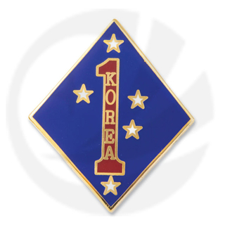 Korea - 1. Marine Division Pin