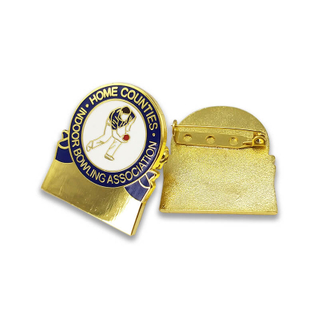 Custom Gold Sport Souvenir Metal Honor Abzeichen Seefety Pin