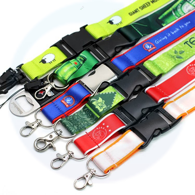 Kein Mindestbestellhersteller billiger personalisierter Hals -Werkzeug Druck Polyester -Sublimation Custom Lanyards mit Logo Custom