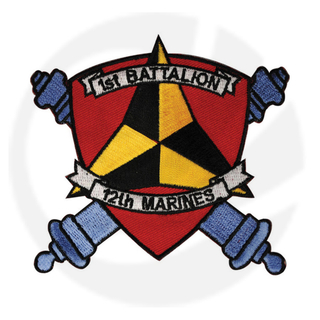 1. Bataillon 12. Marines Patch