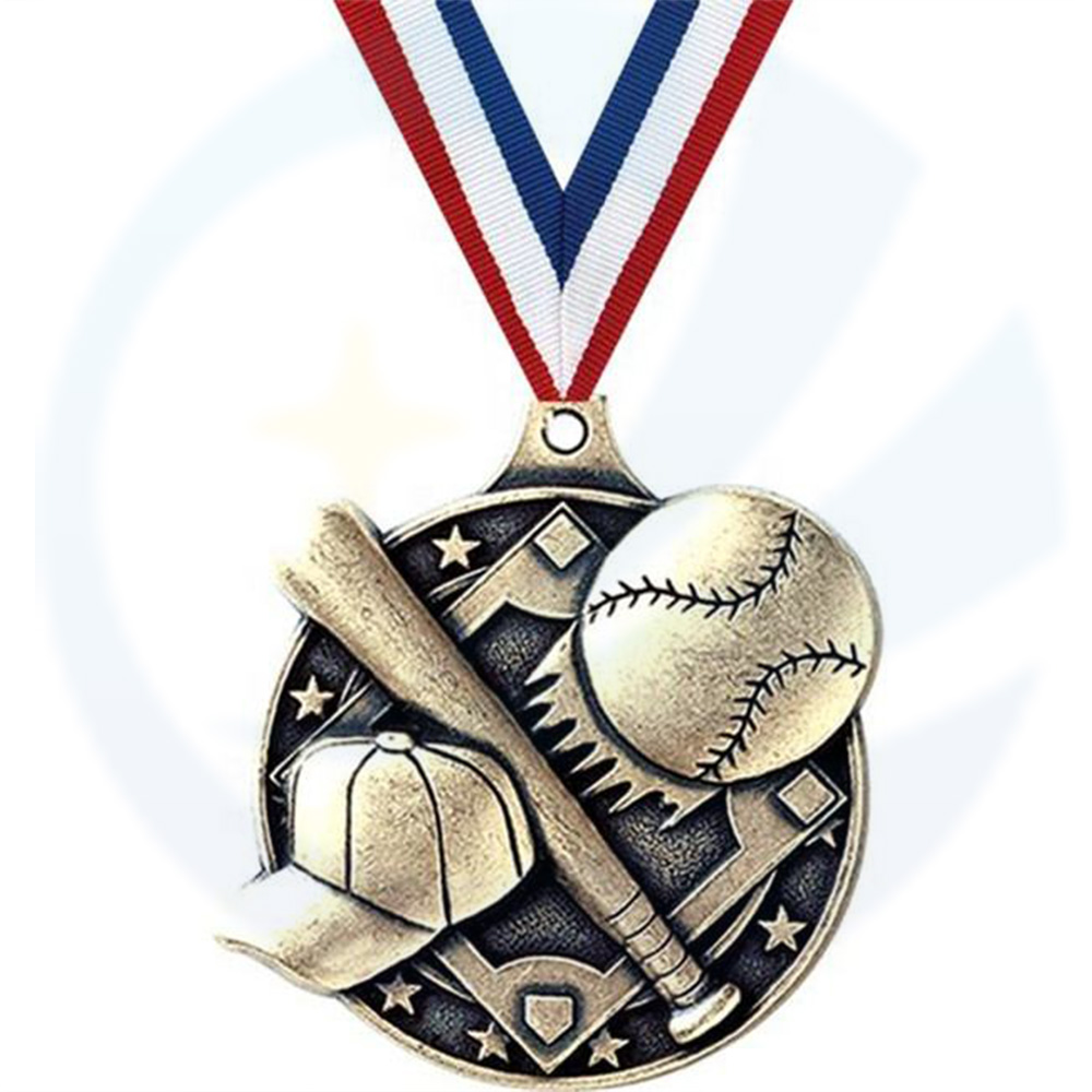 Customized Logo Metal Sports Baseballmedaille