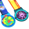 Günstige kundenspezifische 3D -Silikon -Gummi -Kunststoff -Plastikweiche PVC -Fußballmedaille für Kinder