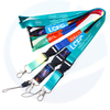 Low -Versandkosten Hersteller gedruckter Sublimationschlüsselkäse -Gurt benutzerdefinierte Polyester -Lanyards mit Logo Custom