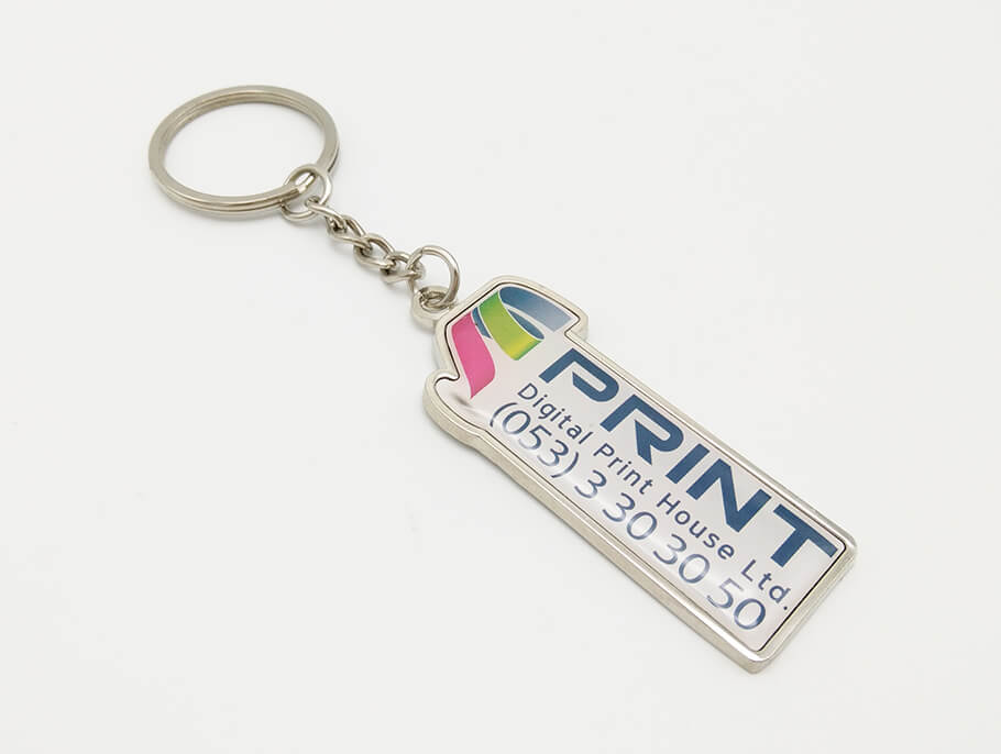 Benutzerdefinierte Logo Zinklegierung Metallschlüsselketten 3D Soft Emaille Schlüsselkette