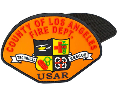 Benutzerdefinierte US-Feuerwehrleute einheitlich PVC-Patch