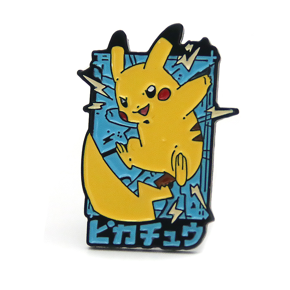 Süße Anime -Filme Badge Animal Game Lappel Pokemon Anime Pikachu Emaille Pin für Geschenke