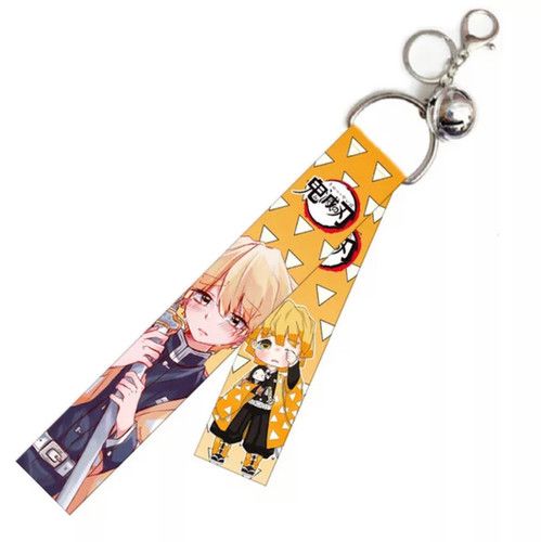 Mode Hot Selling Anime Cartoon Polyester Telefon Keyring Anime Dämon Sublimation Slayer Lanyard Anime Lanyard